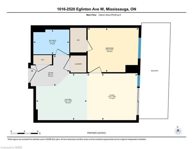 2520 Eglinton Ave W, House attached with 1 bedrooms, 1 bathrooms and 1 parking in Mississauga ON | Image 20