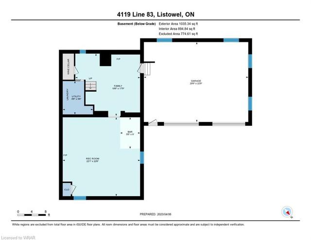 4119 - 4119 83 Line, House detached with 3 bedrooms, 2 bathrooms and 10 parking in Perth East ON | Image 46